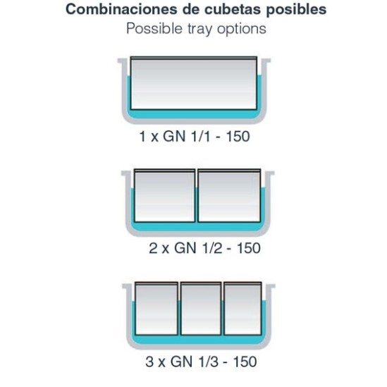 Baño maria Industrial GN1/1