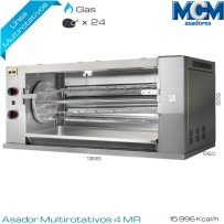 Asador de pollos Multirotativo