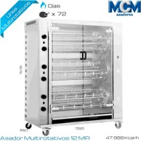 Asador Multirotativo 72 pollos