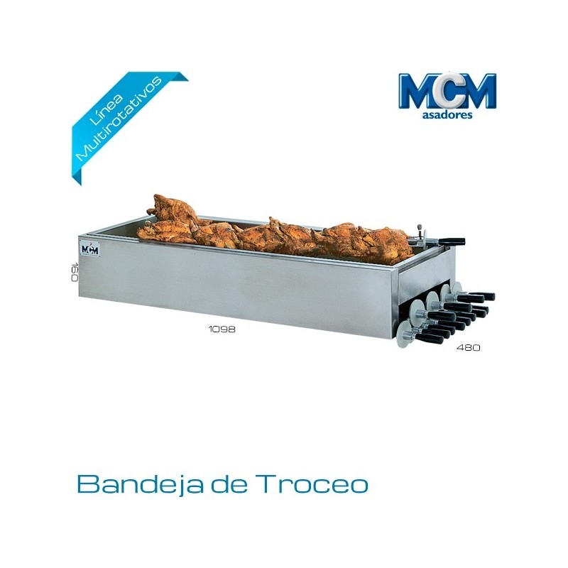 Bandeja troceo de pollos