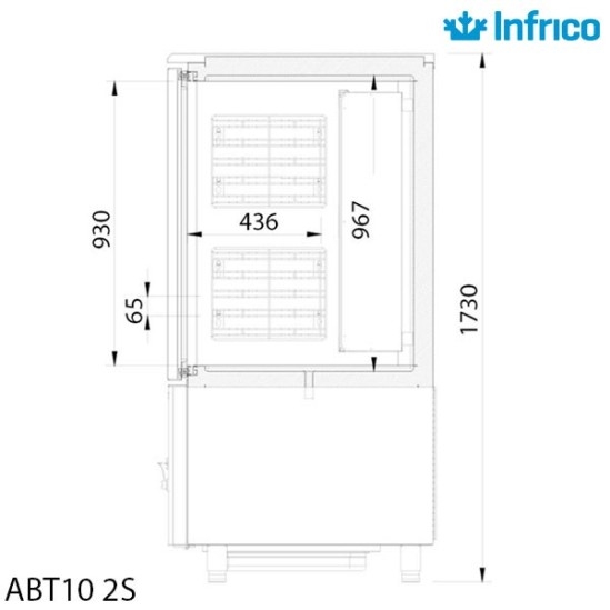 Abatidor de temperatura ABT10-2S