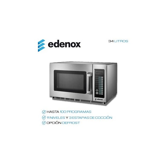 Microondas Profesional 1800W. EDENOX