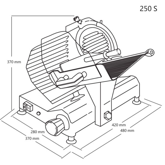 Cortadora de embutido