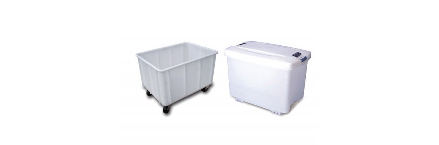 Cubetas con ruedas