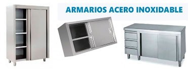 Muebles inox con puertas